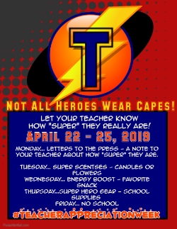 Teacher Appreciation Week is coming soon!!